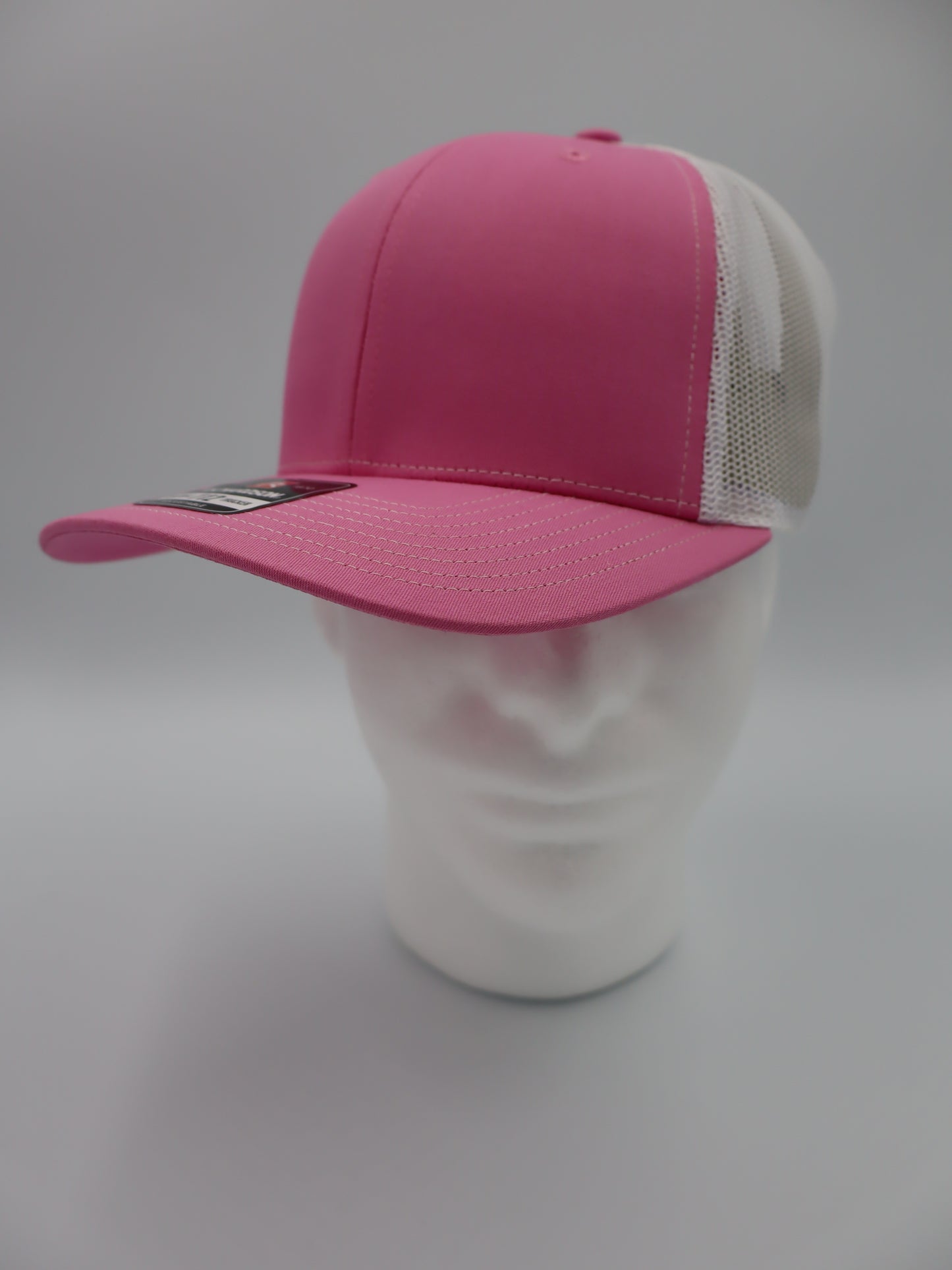 Richardson 112 Pink/White Snapback Trucker Hat (Hat Only)