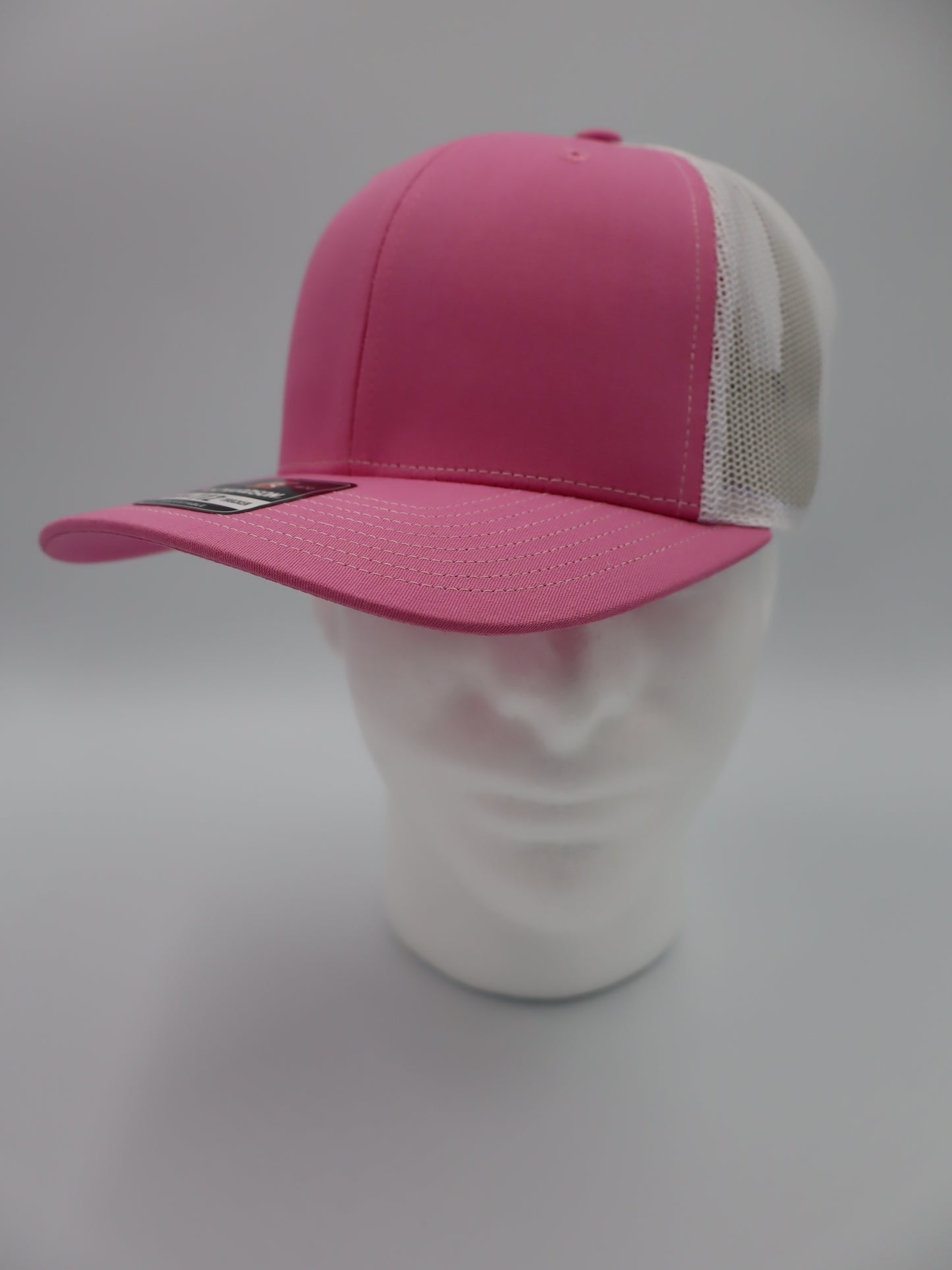 Richardson 112 Hot Pink/White Snapback Trucker Hat