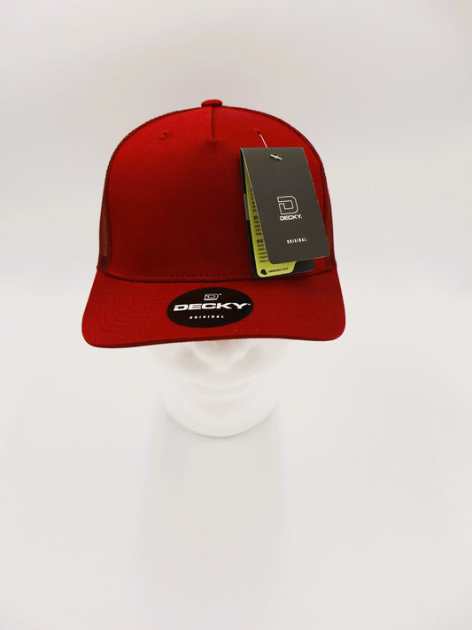 Decky Classic Cardinal 5-Panel Retro Trucker Cap