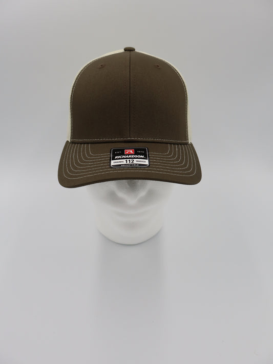 Richardson 112 Chocolate Chip/Birch Snapback Trucker Hat